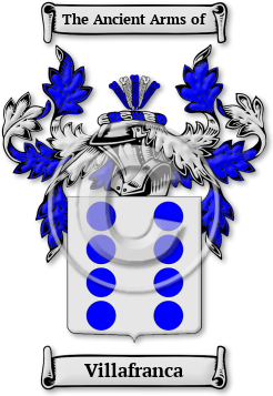 Villafranca Family Crest Download (JPG) Legacy Series - 600 DPI