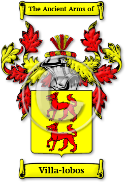 Villa-lobos Family Crest Download (jpg) Legacy Series - 150 DPI