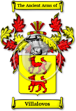Villalovos Family Crest Download (jpg) Legacy Series - 150 DPI