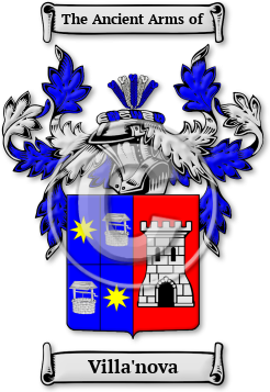 Villa'nova Family Crest Download (jpg) Legacy Series - 150 DPI