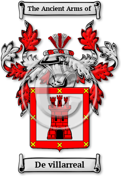 De villarreal Family Crest Download (jpg) Legacy Series - 150 DPI