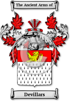 Devillars Family Crest Download (jpg) Legacy Series - 150 DPI