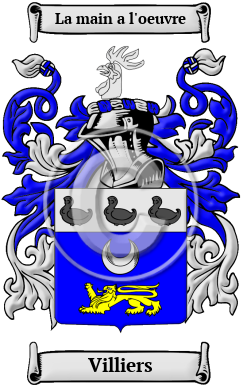 Villiers Family Crest Download (JPG) Heritage Series - 600 DPI