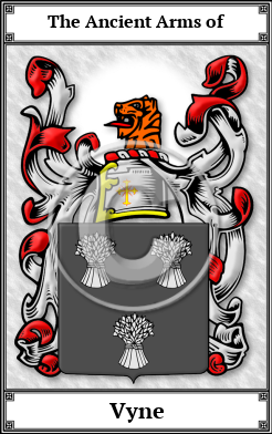 Vyne Family Crest Download (JPG)  Book Plated - 150 DPI