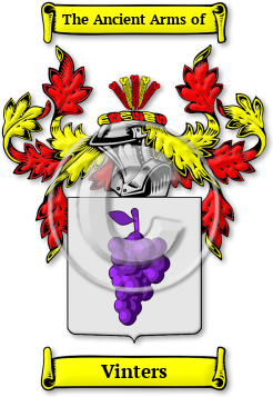 Vinters Family Crest Download (JPG) Legacy Series - 600 DPI