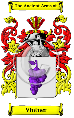 Vintner Family Crest Download (JPG) Heritage Series - 600 DPI