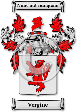 Vergine Family Crest Download (jpg) Legacy Series - 150 DPI