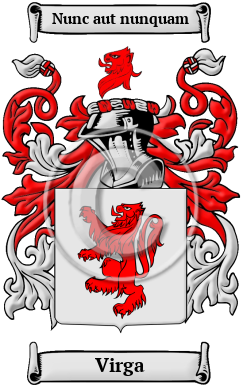 Virga Family Crest/Coat of Arms