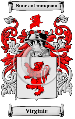 Virginie Family Crest/Coat of Arms