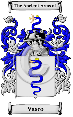 Vasco Family Crest Download (JPG) Heritage Series - 600 DPI