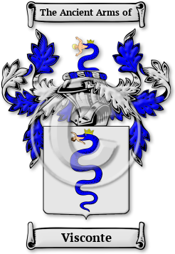 Visconte Family Crest Download (JPG) Legacy Series - 600 DPI