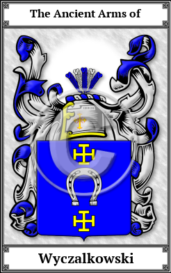 Wyczalkowski Family Crest Download (JPG)  Book Plated - 150 DPI