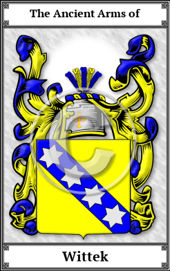 Wittek Family Crest Download (JPG)  Book Plated - 150 DPI