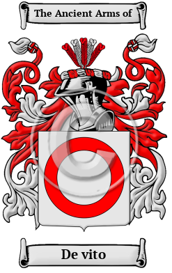 De vito Family Crest/Coat of Arms