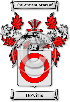 De'vitis Family Crest Download (jpg) Legacy Series - 150 DPI
