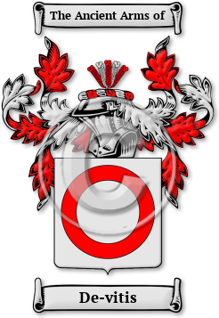 De-vitis Family Crest Download (jpg) Legacy Series - 150 DPI