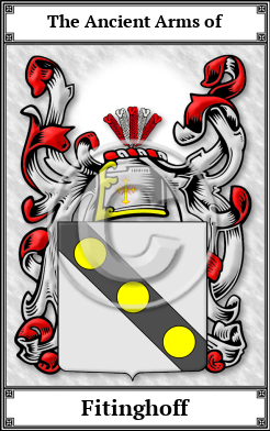 Fitinghoff Family Crest Download (JPG)  Book Plated - 150 DPI