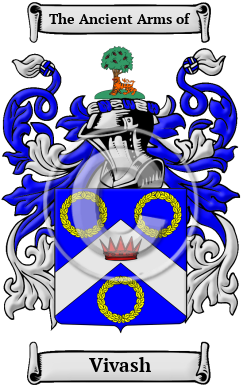 Vivash Family Crest/Coat of Arms