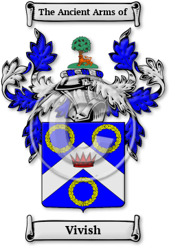 Vivish Family Crest Download (jpg) Legacy Series - 150 DPI