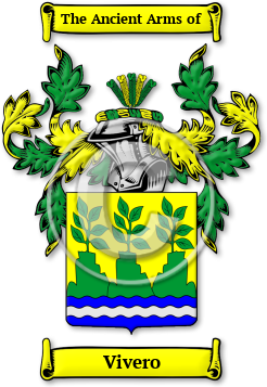 Vivero Family Crest Download (jpg) Legacy Series - 150 DPI