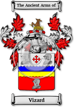 Vizard Family Crest Download (jpg) Legacy Series - 150 DPI