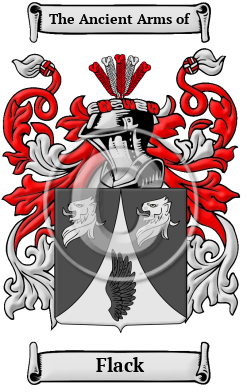 Flack Family Crest Download (JPG) Heritage Series - 600 DPI