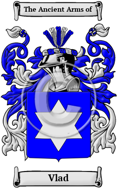 Vlad Family Crest Download (JPG) Heritage Series - 600 DPI