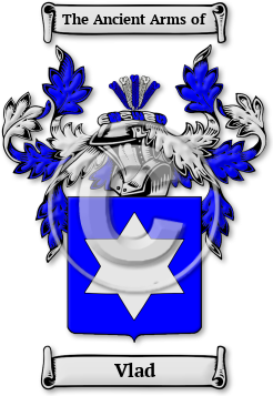 Vlad Family Crest Download (jpg) Legacy Series - 150 DPI