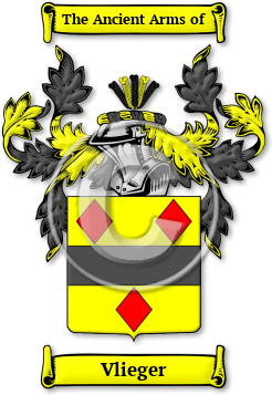 Vlieger Family Crest Download (jpg) Legacy Series - 150 DPI