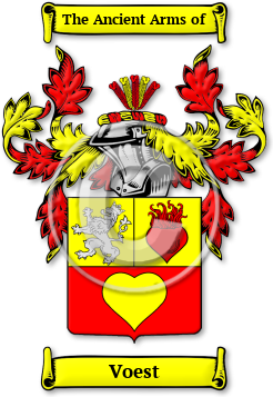 Voest Family Crest Download (jpg) Legacy Series - 150 DPI