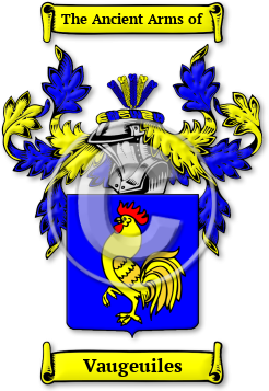 Vaugeuiles Family Crest Download (JPG) Legacy Series - 600 DPI