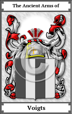 Voigts Family Crest Download (JPG) Book Plated - 600 DPI