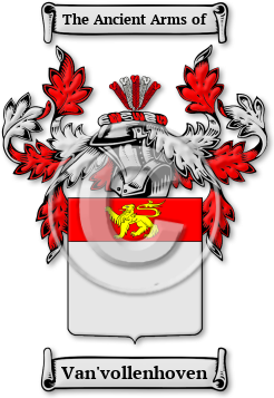 Van'vollenhoven Family Crest Download (jpg) Legacy Series - 150 DPI