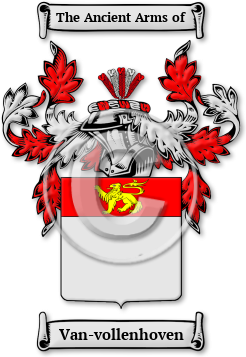 Van-vollenhoven Family Crest Download (jpg) Legacy Series - 150 DPI