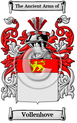 Vollenhove Family Crest/Coat of Arms