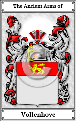 Vollenhove Family Crest Download (JPG) Book Plated - 600 DPI