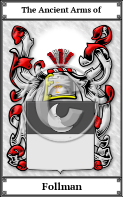 Follman Family Crest Download (JPG)  Book Plated - 150 DPI