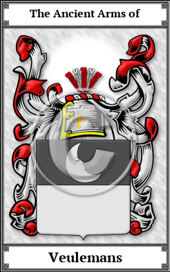 Veulemans Family Crest Download (JPG)  Book Plated - 150 DPI