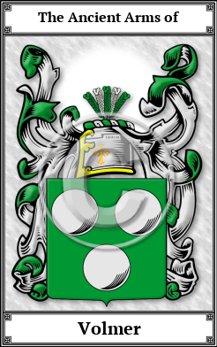 Volmer Family Crest Download (JPG)  Book Plated - 150 DPI