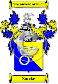 Borcke Family Crest Download (jpg) Legacy Series - 150 DPI
