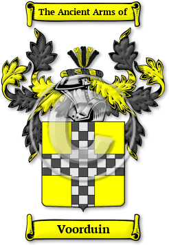 Voorduin Family Crest Download (jpg) Legacy Series - 150 DPI