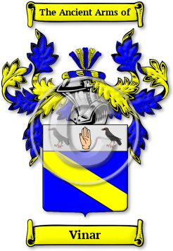 Vinar Family Crest Download (jpg) Legacy Series - 150 DPI