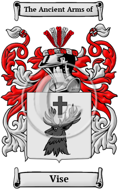 Vise Family Crest Download (JPG) Heritage Series - 600 DPI