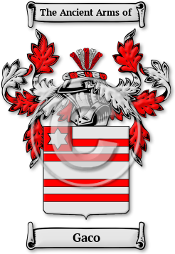 Gaco Family Crest Download (jpg) Legacy Series - 150 DPI