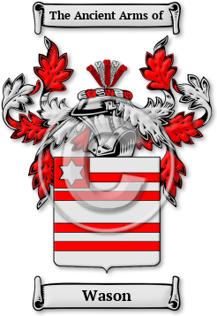 Wason Family Crest Download (jpg) Legacy Series - 150 DPI