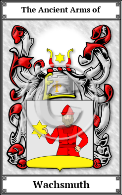 Wachsmuth Family Crest Download (JPG)  Book Plated - 150 DPI