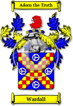 Wardall Family Crest Download (JPG) Legacy Series - 600 DPI