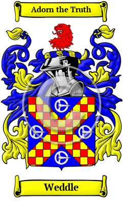 Weddle Family Crest/Coat of Arms