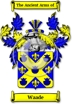 Waade Family Crest Download (jpg) Legacy Series - 150 DPI