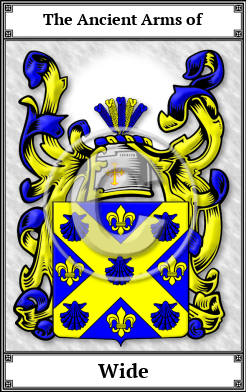 Wide Family Crest Download (JPG) Book Plated - 600 DPI